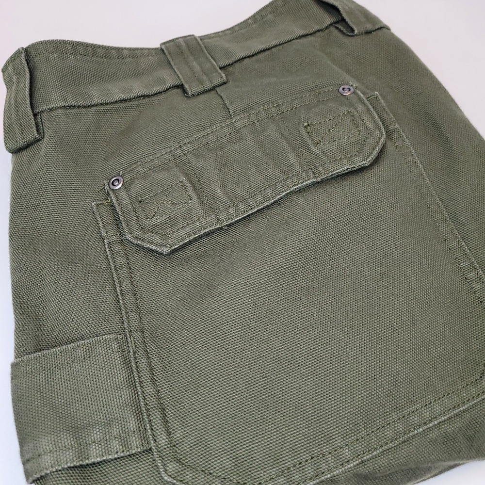 Duluth Trading Co Cargo Shorts Mens 44 Olive Green Excellent Fire Hose Utility